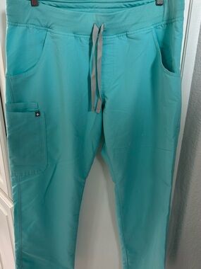 Figs Women’s Teal Wide Leg Scrub Pants